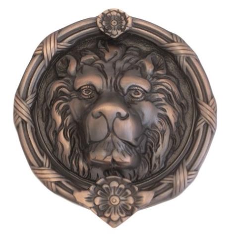 Brass Accents A07-K5100 Leo Lion Knocker Venetian Bronze (613VB)