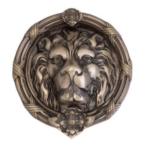 Brass Accents A07-K5100 Leo Lion Knocker