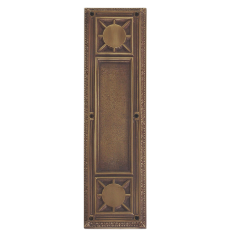 Brass Accents Renaissance Nantucket Push Plate