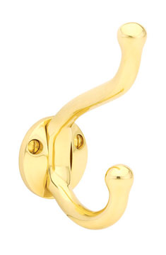 Emtek 2606 Brass Robe Hook Polished Brass (US3)