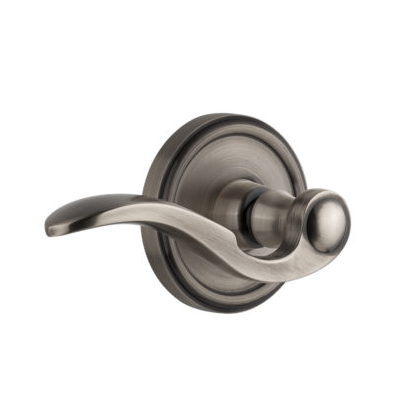 Grandeur Bellagio Lever with Georgetown Rose Antique Pewter (AP)