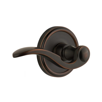 Grandeur Bellagio Lever with Georgetown Rose Timeless Bronze (TB)