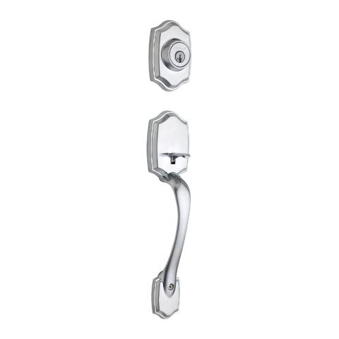 Kwikset Belleview Handleset in Satin Chrome (26D)