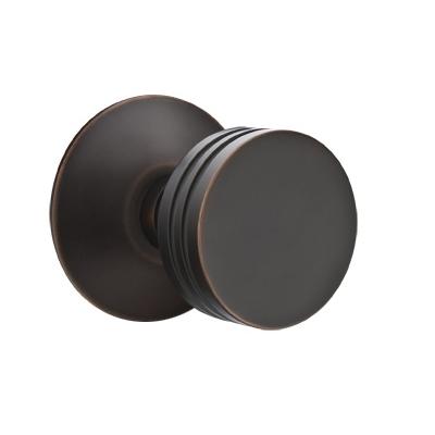 Emtek Bern Door Knob Set with Modern Rose Oil Rubbed bronze (US10B)