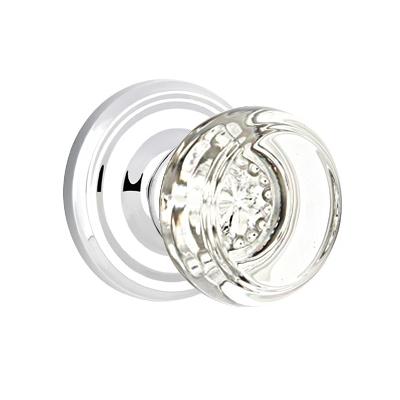 Emtek Georgetown Door Knob with Regular Rose Polished Chrome (US26)