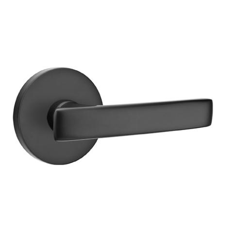 Emtek Geneva Door Lever Set with Disk Rose Oil Rubbed Bronze (US10B)