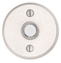 Emtek 2422 Door Bell Button w/#2 Rose Silver Patina (SP)