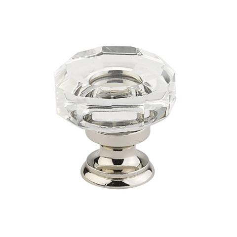 Emtek 86571 Lowell Crystal Cabinet Cabinet Knob