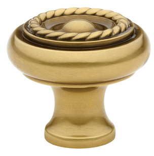 Emtek Brass Rope Cabinet Knob 86112, 86113, 86202