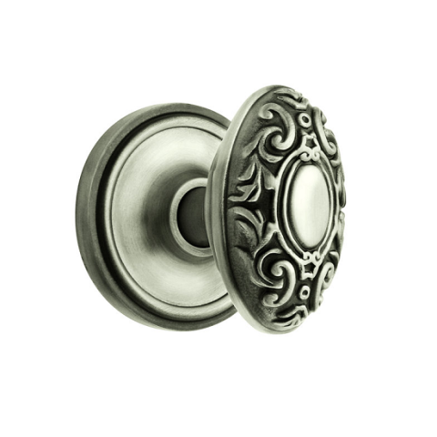 Nostalgic Warehouse Victorian Knob Privacy Mortise with Classic Rose AP