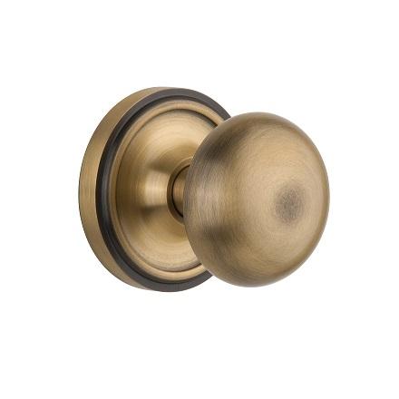 Nostalgic Warehouse New York Privacy Mortise with Classic Rose Antique Brass 