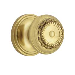 Nostalgic Warehouse Meadows Knob with Classic Rose Polished Brass