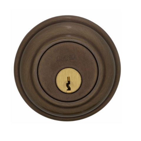 Omnia COLDB Colonial Auxillary Deadbolt from the Prodigy Collection Shaded Bronze (SB)