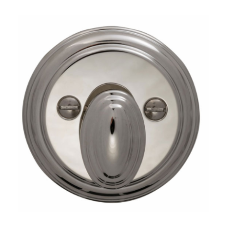 Omnia COLDB Colonial Auxillary Deadbolt Turn from the Prodigy Collection Polished Nickel