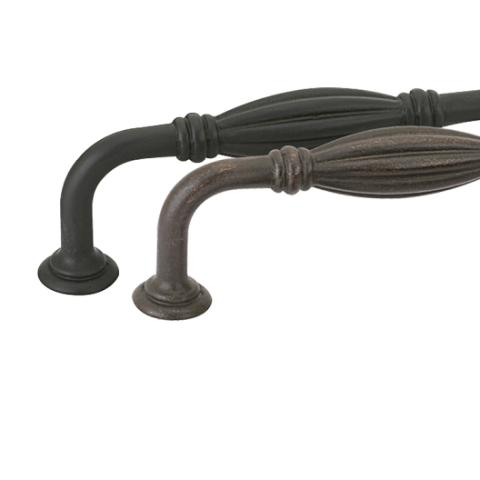 Emtek Tuscany Bronze Fluted Cabinet Pull