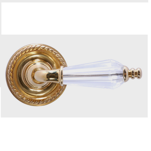 Brass Accents Charleston Rosette with choice of knob or lever