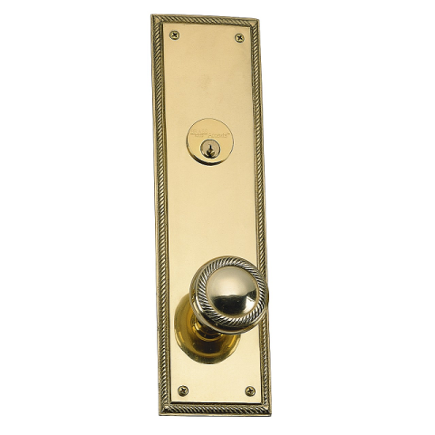 Brass Accents Academy Collection Deadbolt Plate