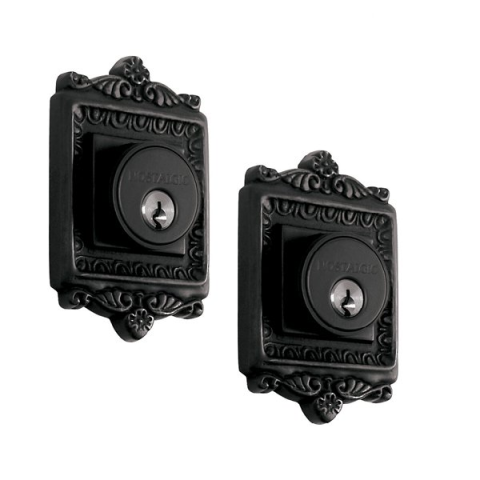 Egg & Dart Double Cylinder Deadbolt Oil Rubbed Bronze (OB)