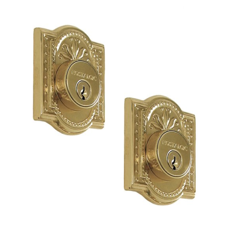 Nostalgic Warehous Meadows Double Cylinder Deadbolt Polished Brass (PB)