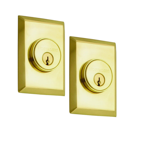 Nostalgic Warehouse New York Double Cylinder Deadbolt Polished Brass (PB)