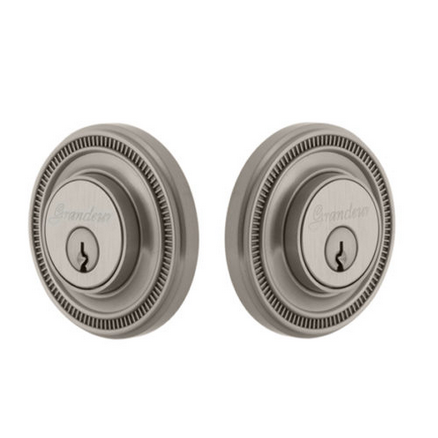 Grandeur Soleil Double Cylinder Deadbolt Satin Nickel