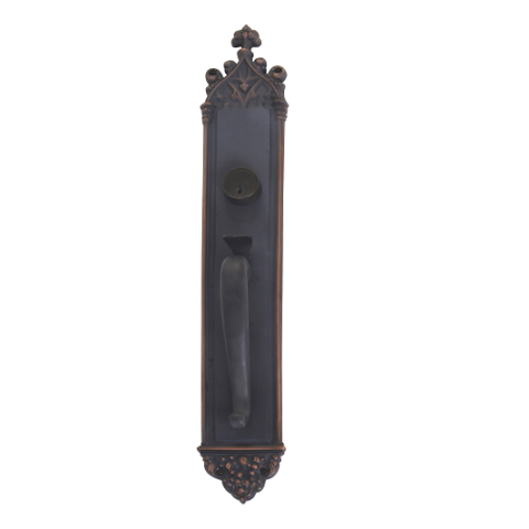 Brass Accents Renaissance Collection Gothic Mortise Handleset