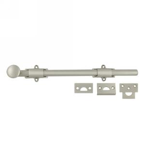 Deltana 12SB 12" Surface Bolt shown in Satin Nickel (US15)