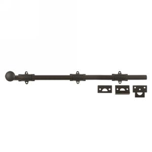 Deltana 18SB 18" Surface Bolt shown in Oil Rubbed Bronze (US10B)