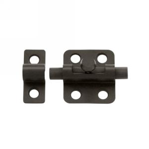 Deltana Solid Brass Barrel Bolt shown in Oil Rubbed Bronze (US10B)