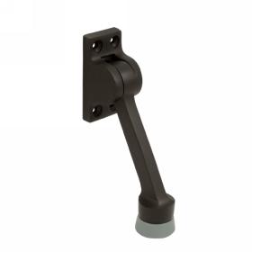 Deltana DHK4 Solid Brass 4" Kickdown Door Holder in Oil Rubbed Bronze (US10B)