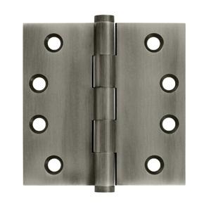 Deltana 4" x 4" Square Corner Solid Brass Hinges (Pair) DSB4