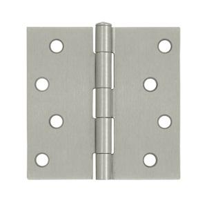 Deltana 4" x 4" Square Corner Residential Steel Hinges S44R