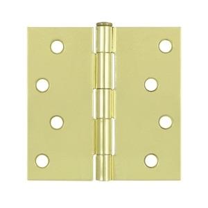 Deltana 4" x 4" Square Corner Residential Steel Hinges S44R