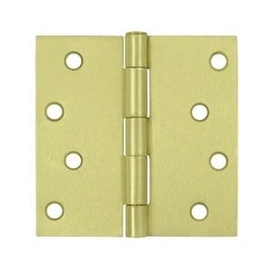 Deltana 4" x 4" Square Corner Residential Steel Hinges S44R