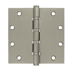 Deltana 5" x 5" Square Corner Ball Bearing Solid Brass Hinges DSB55B15