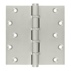 Deltana 6" x 6" Square Corner Ball Bearing Solid Brass Hinges DSB66BB