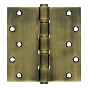 Deltana 6" x 6" Square Corner Ball Bearing Solid Brass Hinges DSB66BB