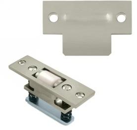 Baldwin 0432 Extra Heavy Duty Roller Latch w/T Strike in Satin Nickel (150)