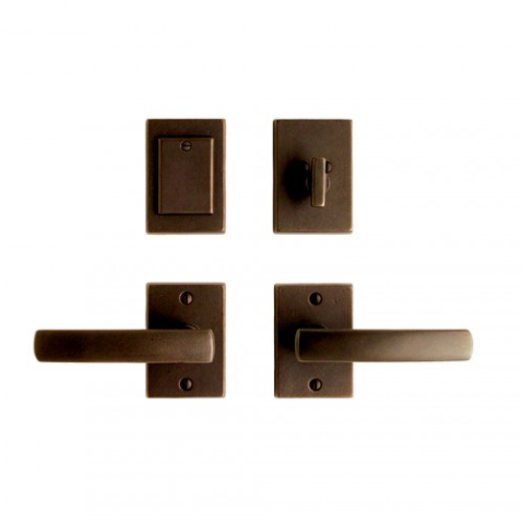 Rocky Mountain E205 Rectangular Metro Escutcheon with DB202 Deadbolt