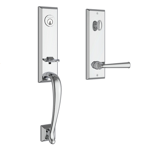 Baldwin Reserve Del Mar Handleset shown in Polished Chrome (260)