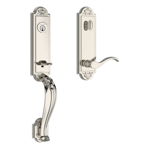 Baldwin Reserve Elizabeth Handleset shown in Lifetime Polished Nickel (055)