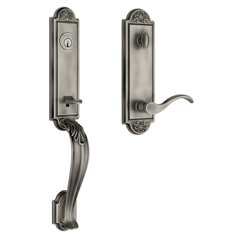 Baldwin Reserve Elizabeth Handleset shown in Matte Antique Nickel (152)