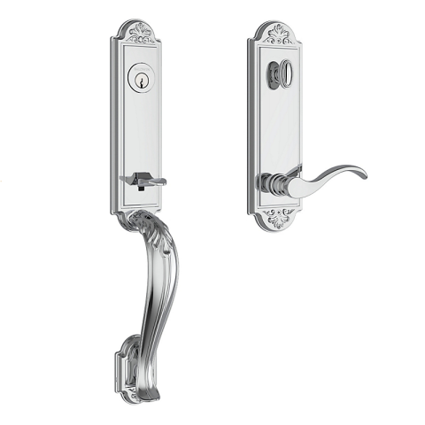 Baldwin Reserve Elizabeth Handleset shown in Polished Chrome (260)