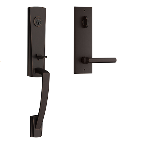 Baldwin Reserve Miami Handleset (MIA) shown in Venetian Bronze (112)