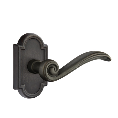 Emtek Medici Door lever with #11 Medium Bronze Patina (MB)