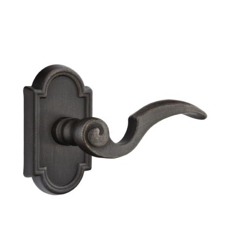 Emtek Napoli Door lever with #11 Rose Medium Bronze Patina (MB)