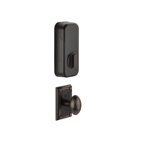 Emtek EMP4812 Arts & Crafts Full Length Handleset Interior Trim with Empowered Smart Lock Upgrade