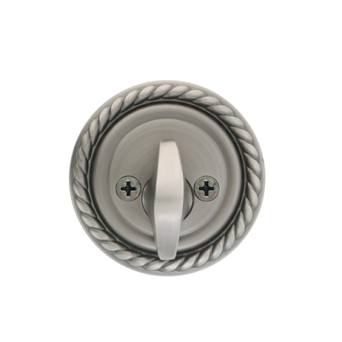 Emtek 8564 Rope Single Sided Deadbolt Pewter (US15A)