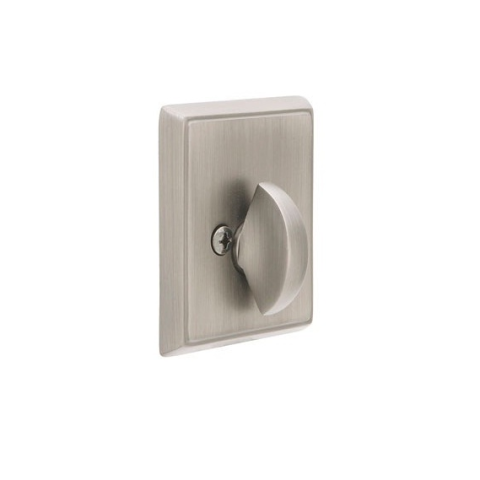 Emtek 8568 Rectangular Style Single Sided Deadbolt Satin Nickel (US15)