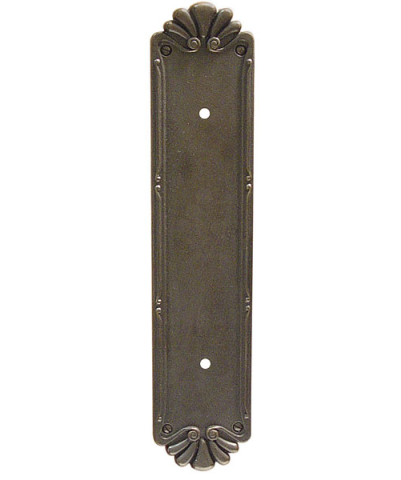 Emtek Lost Cast Bronze Petal Pull Plate 86182